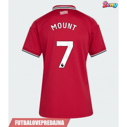Lacne Ženy Futbalové dres Manchester United Mason Mount #7 2026-27 Krátky Rukáv - Domáci